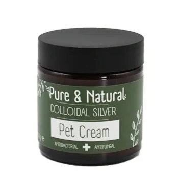 Pure & Natural Colloidal Silver Pet Cream - Natural Healing for Pets